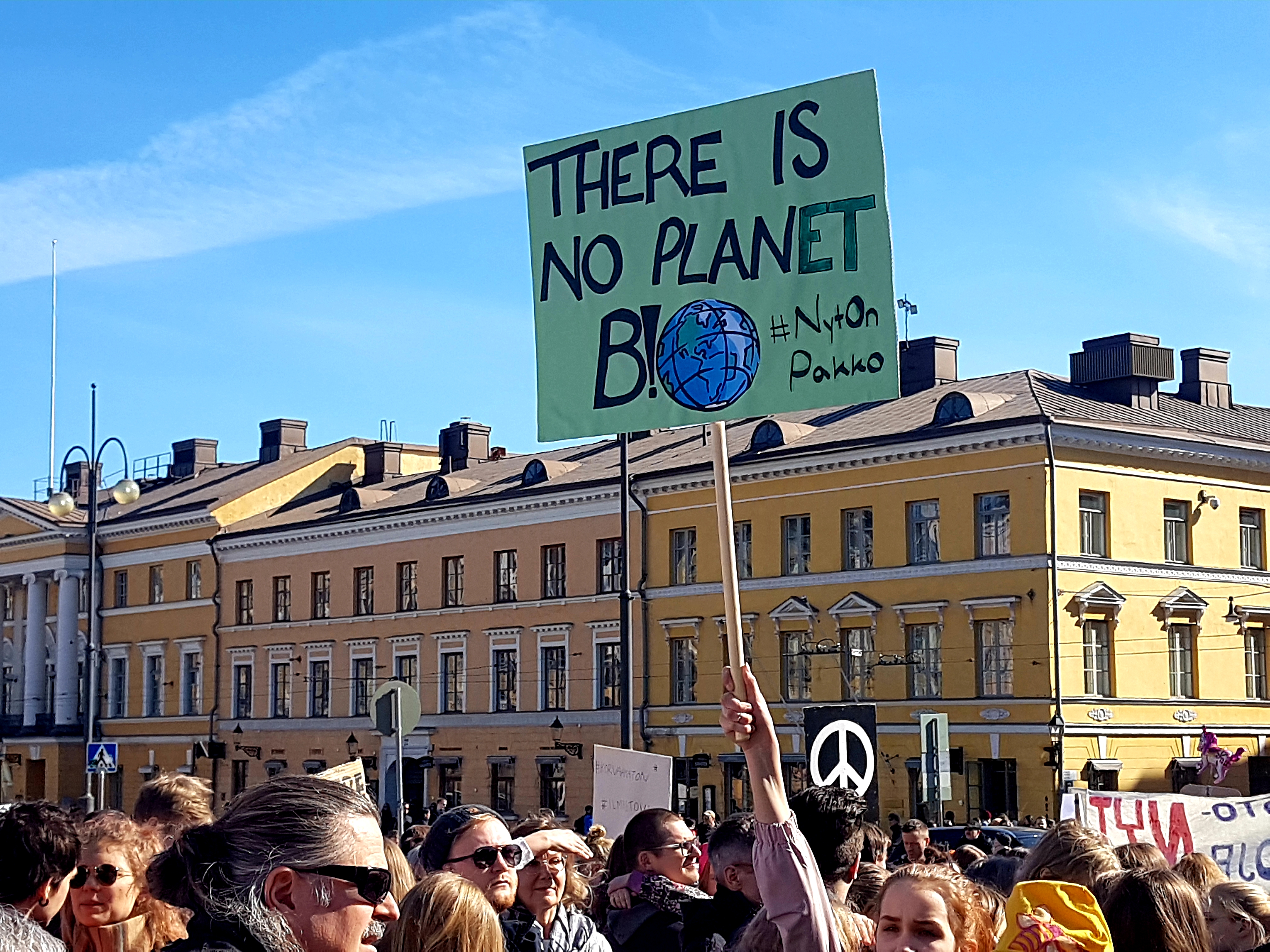 Ilmastomarssi vaatii poliittisilta päättäjiltä toimia ilmastonmuutoksen ehkäisemiseksi - Ville Kilpiä